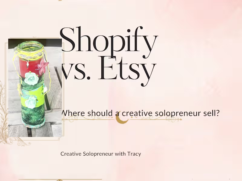 Cover image for Shopify vs. Etsy: Where Should