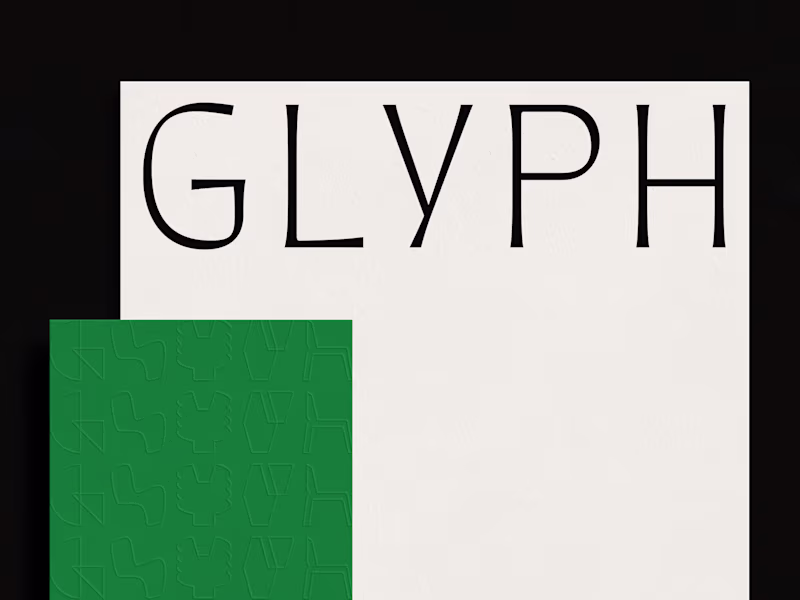 Cover image for Glyph - Visual Identity