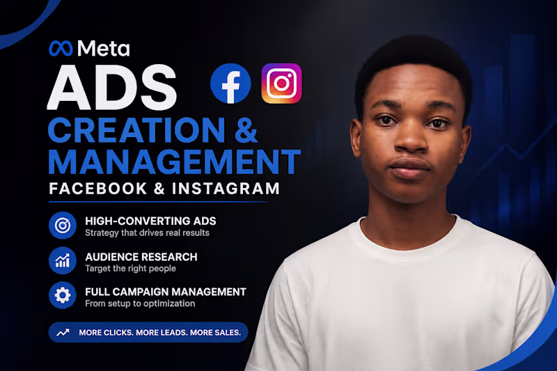 Cover image for Meta Ads Creation & Management (Facebook & Instagram)