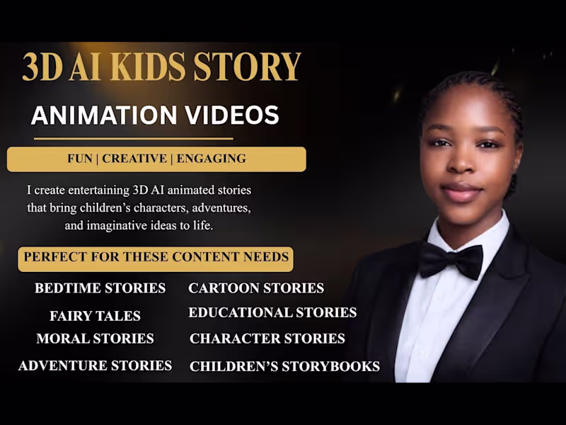 Cover image for 3D AI KIDS STORY