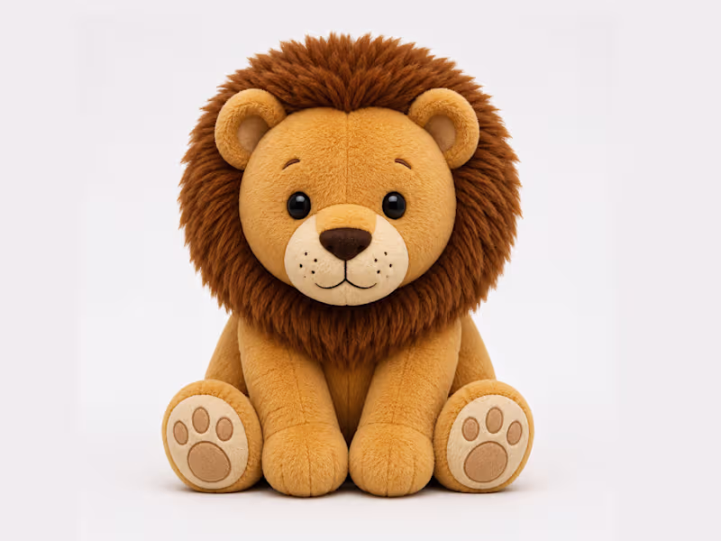 Cover image for Plush Lion Toy Design |