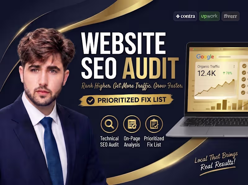 Cover image for Website SEO Audit with a Prioritized Fix List for Realtors