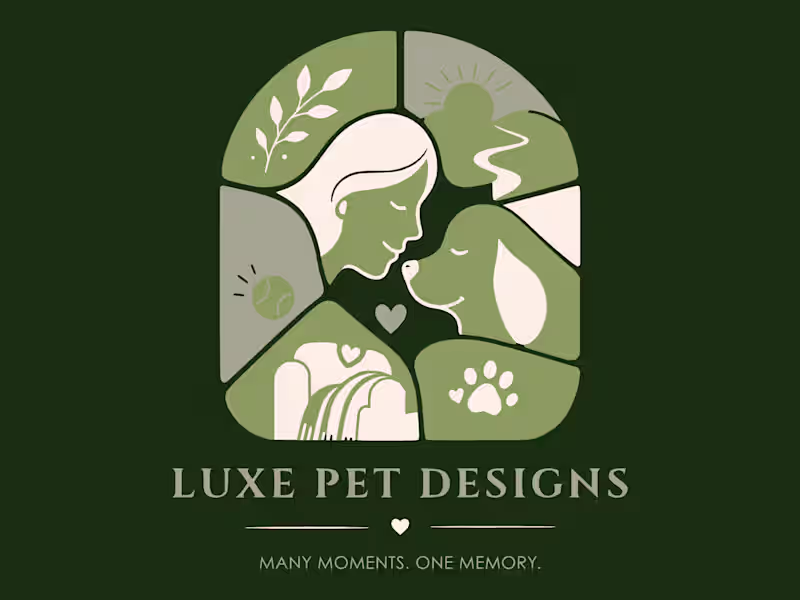 Cover image for Brand Logo for Luxe Pet Designs, A custom Print on demand st...