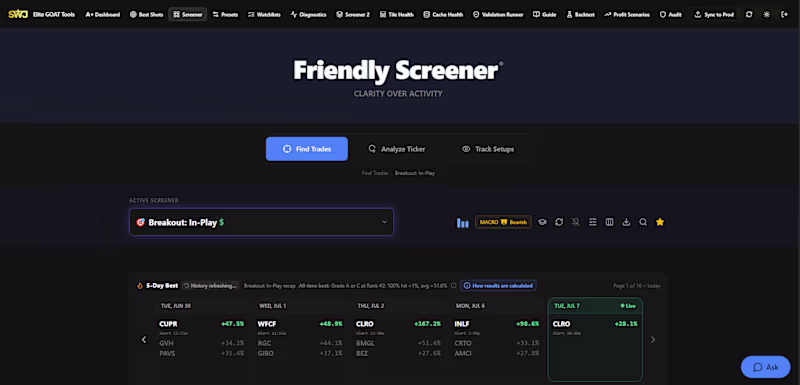 Cover image for Development of Friendly Screener for Stocks With Josh