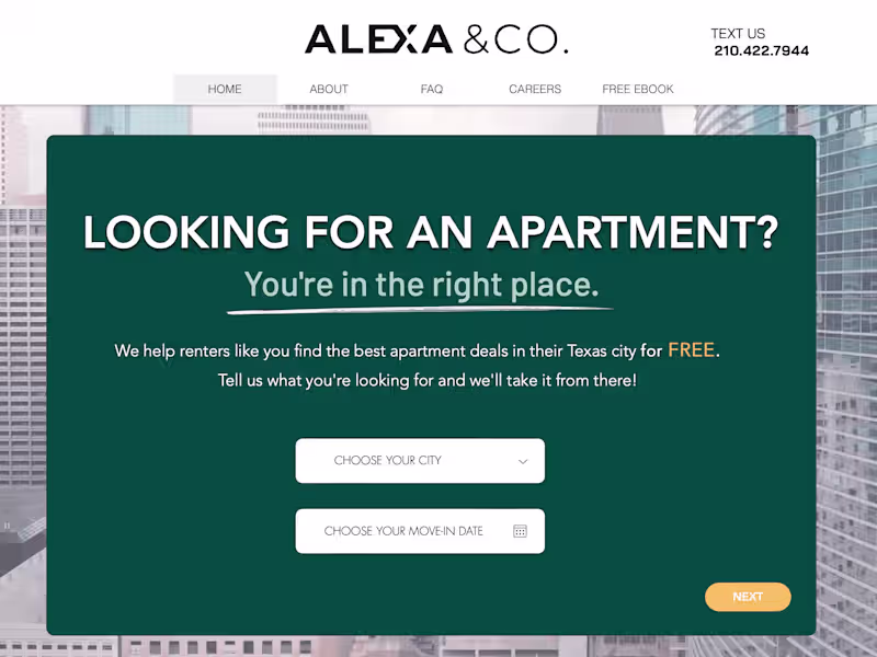 Cover image for Alexa & Co. Website 