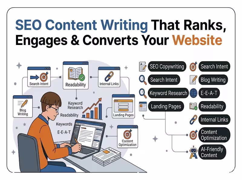 Cover image for SEO Content Writing That Ranks, Engages & Converts Your Website