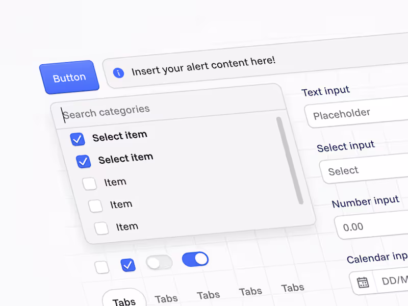 Cover image for UI Kit Design & Setup
