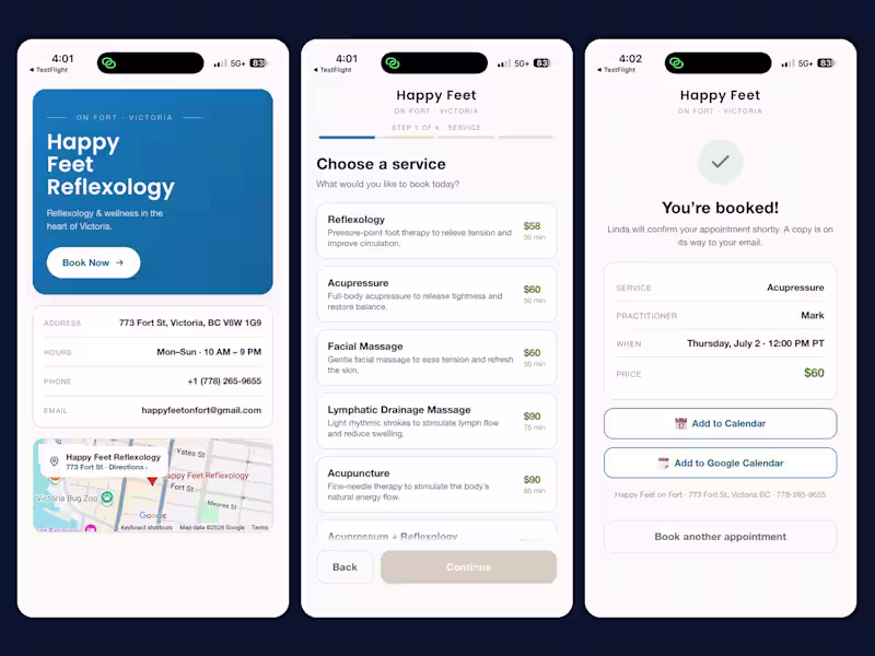 Cover image for Full-stack booking application built solo