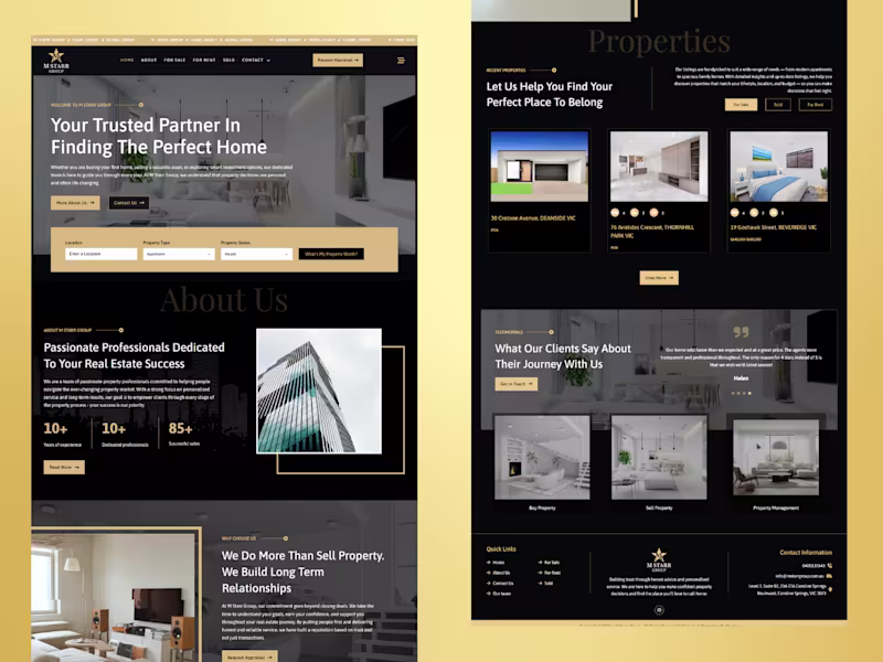 Cover image for Built a real estate website