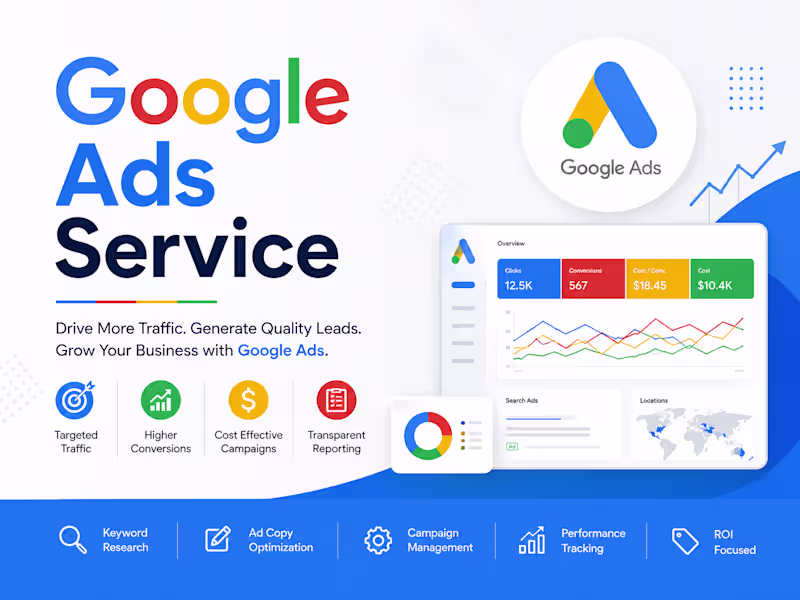 Cover image for Google Ads Campaign Setup & Management