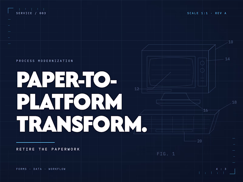Cover image for Paper-to-Platform Digital Transformation: HR, Records, Payroll