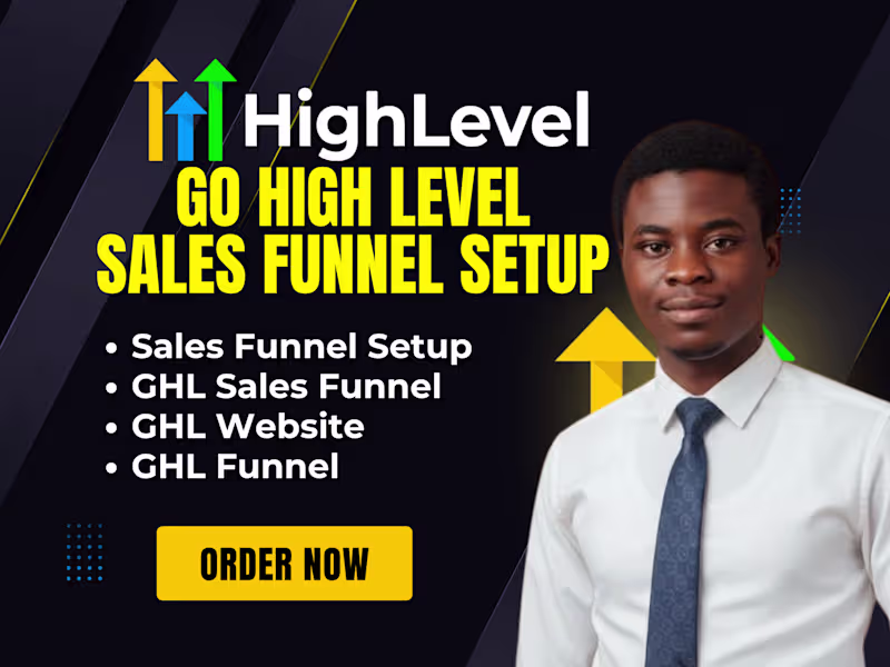 Cover image for GoHighLevel Funnel Design & Setup for Lead Generation
