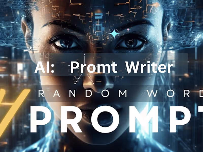 Cover image for AI Prompt Writer