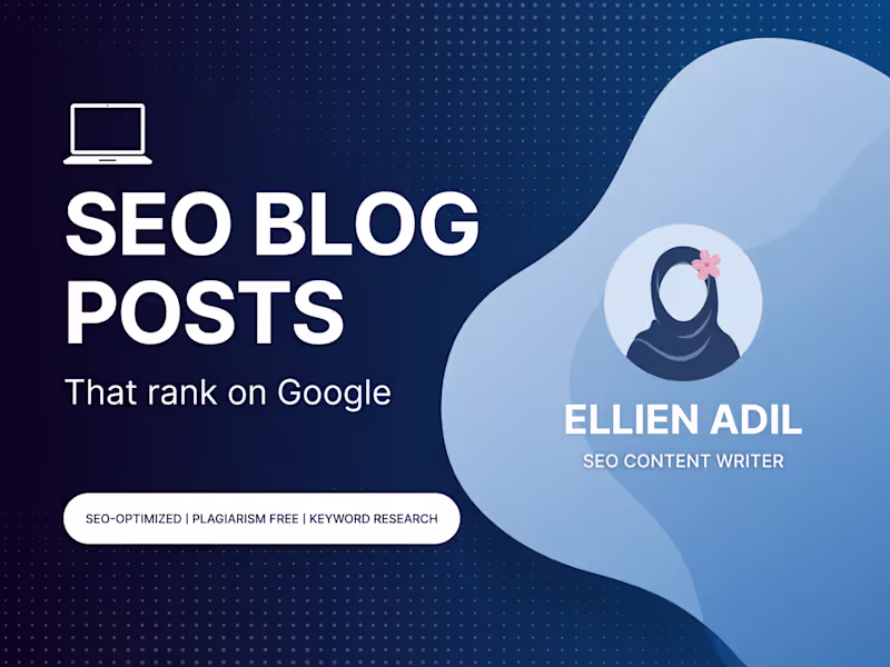 Cover image for SEO blog posts that rank on Google and converts