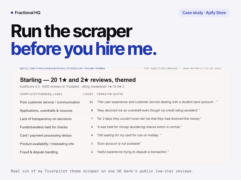 Cover image for 18 public scrapers and data tools on the Apify Store