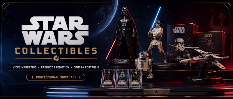 Cover image for Star Wars Collectibles Promotion Banner Design