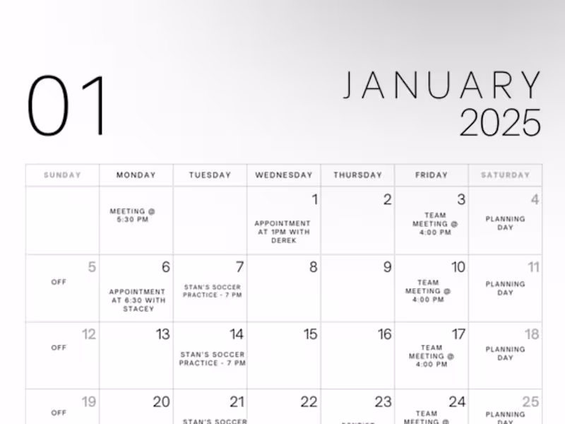 Cover image for Calendar Management