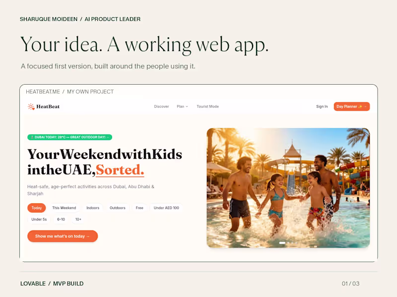 Cover image for Lovable MVP: From Idea to a Working Web App