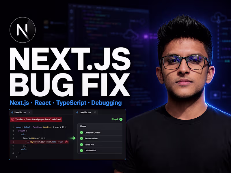 Cover image for Next.js Bug Fix / Small Feature