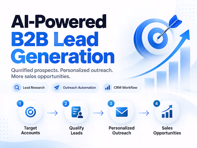 Cover image for AI-Powered B2B Lead Generation & Outreach System