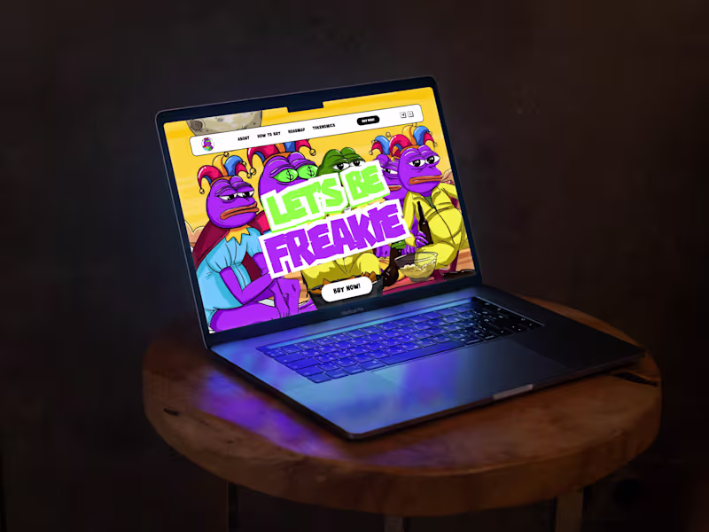 Cover image for Freakie - Landing Page