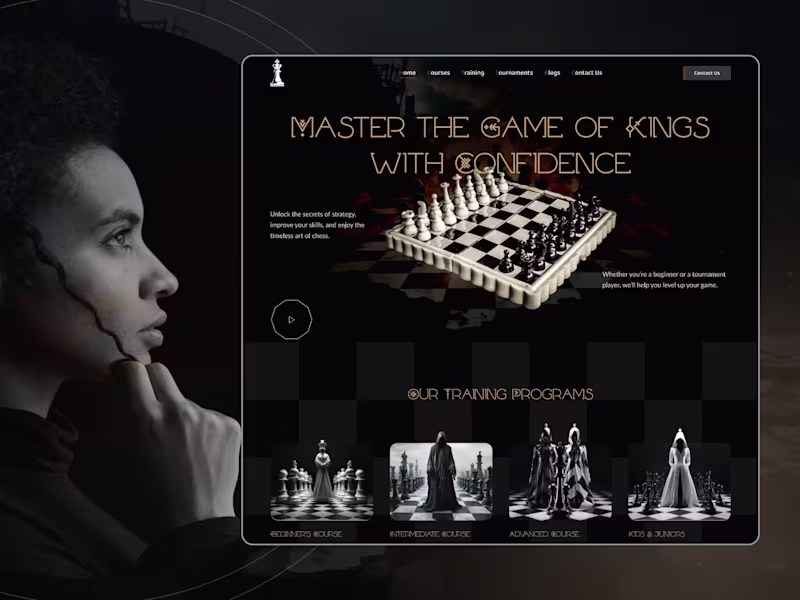Cover image for Chess Classes website