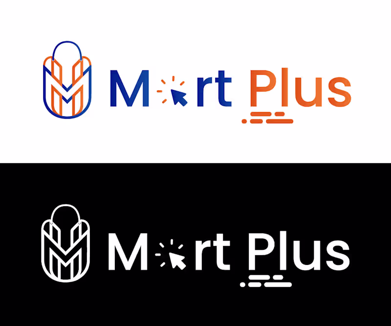 Cover image for H&M Mart Plus Logo Design.