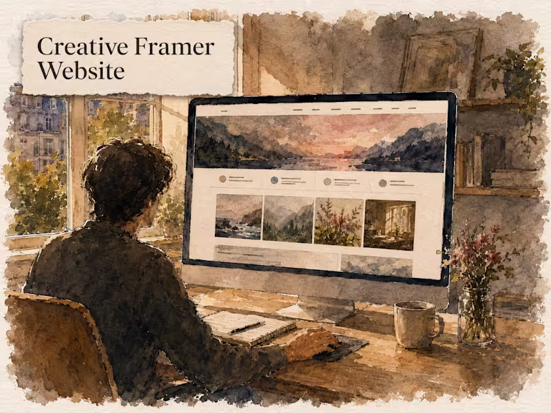 Cover image for Creative Framer Website