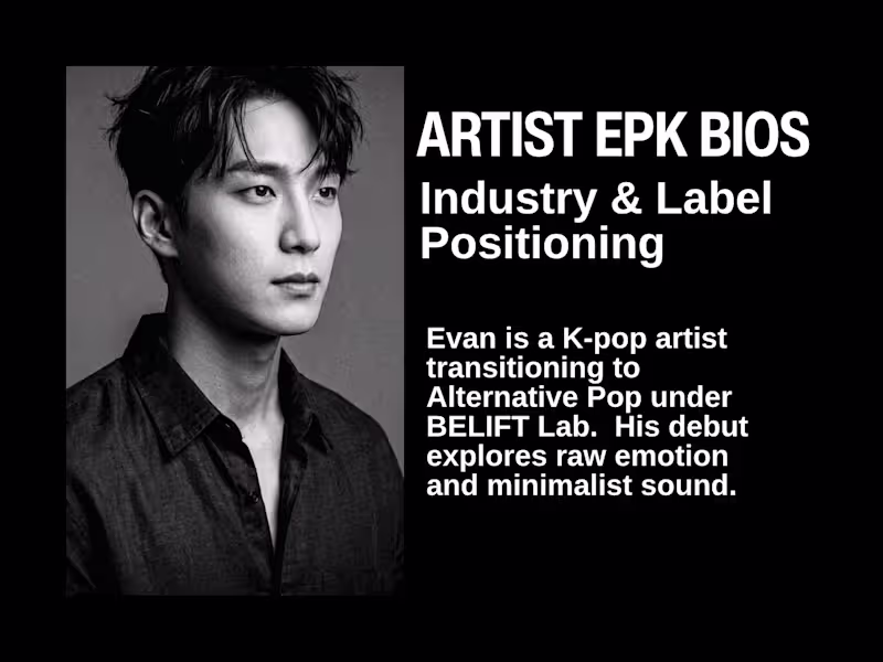 Cover image for Artist EPK Bio — Industry