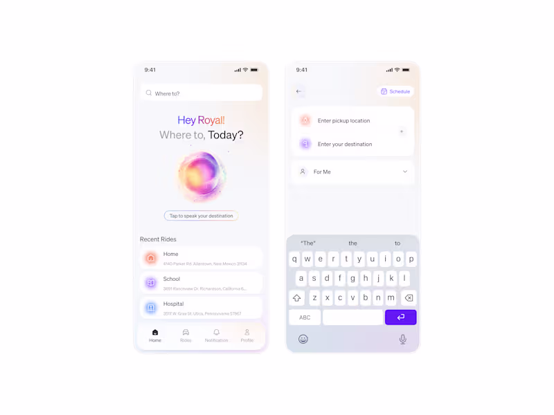 Cover image for AI Ride Sharing Mobile app