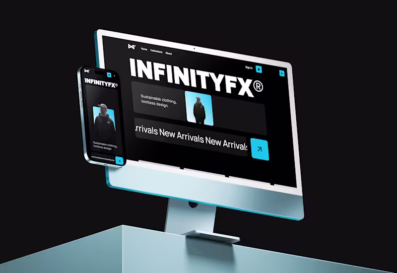 Cover image for InfinityFX — Sustainable Fashion E-commerce (Custom + Stripe)