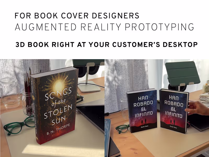 Cover image for B2B Book Designers: Augmented Reality Mockup Prototyping