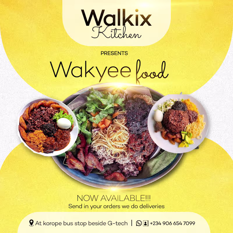 Cover image for Walkix Kitchen | Ad poster design