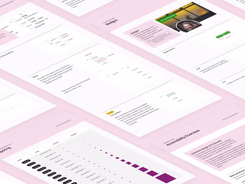 Cover image for Creating a design system for Connectr to manage growth and help