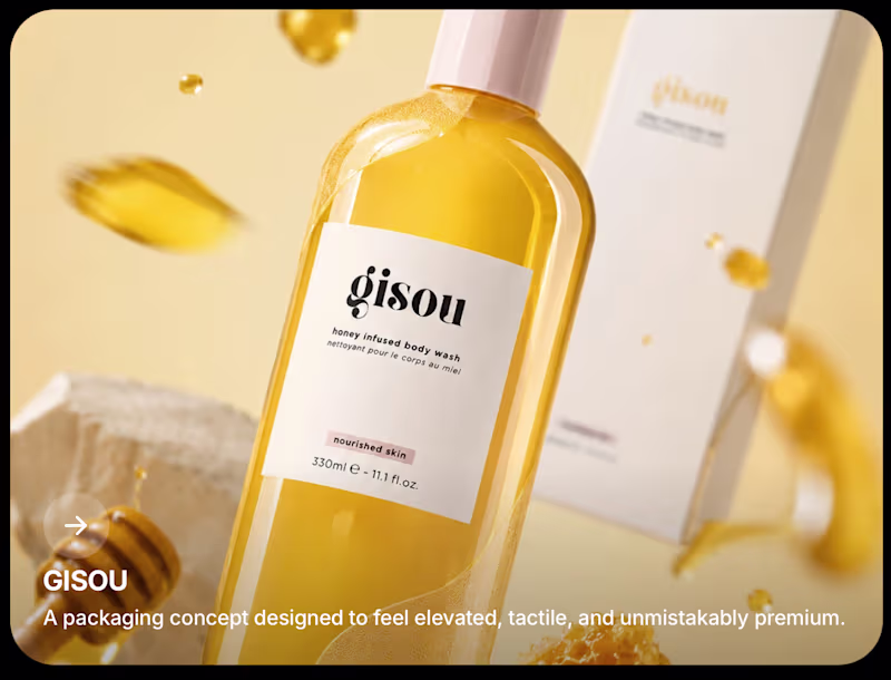 Cover image for GISOU A packaging concept designed to feel elevated, tactile...