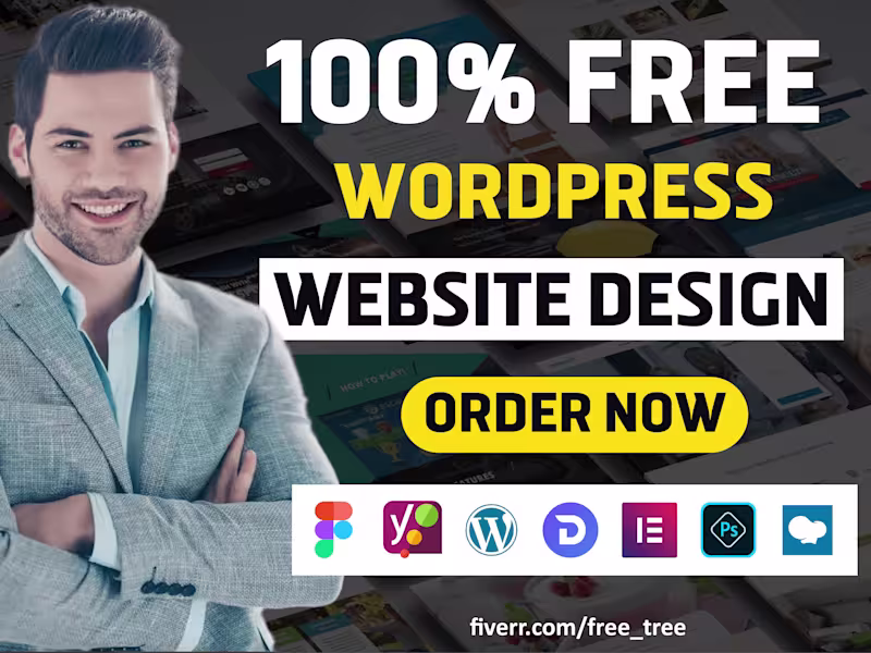 Cover image for i will design your landing page website