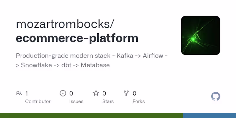 Cover image for E-Commerce Data Platform Rebuild