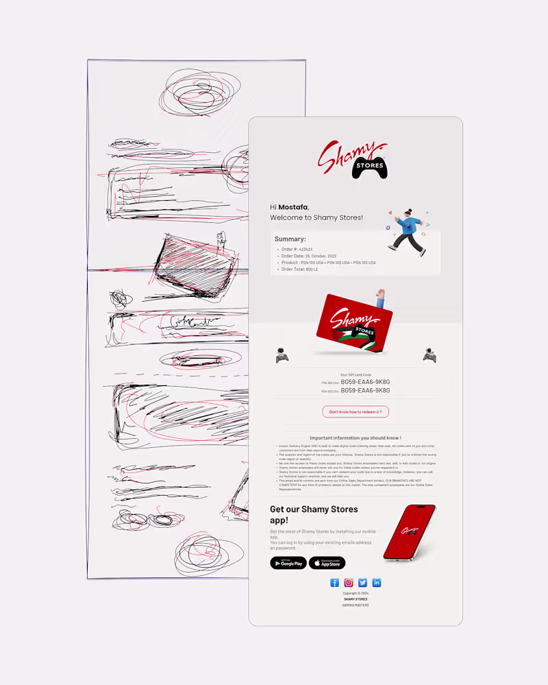 Cover image for Gift Card Email Design | UX/UI :: Behance