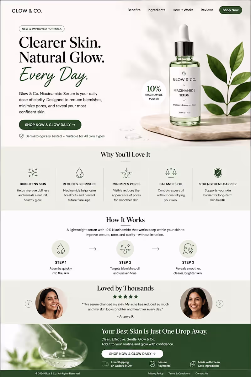 Cover image for Landing page copywriting