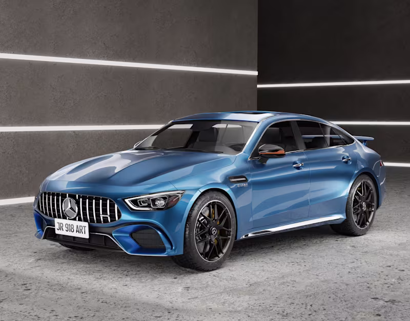 Cover image for Mercedes-Benz AMG GT - Visualization and Lighting