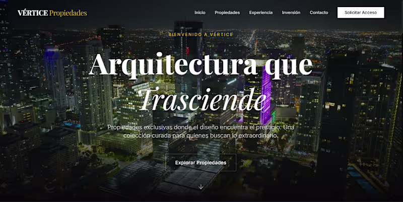 Cover image for Landing page for Miami real
