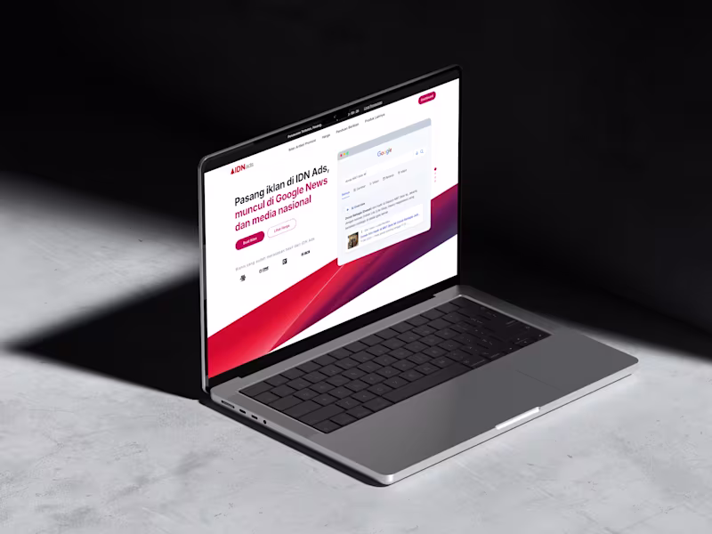 Cover image for Redesigning IDN Ads Landing Page to Convert