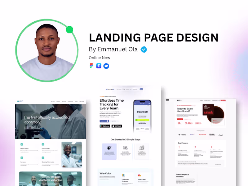 Cover image for Landing Page Design
