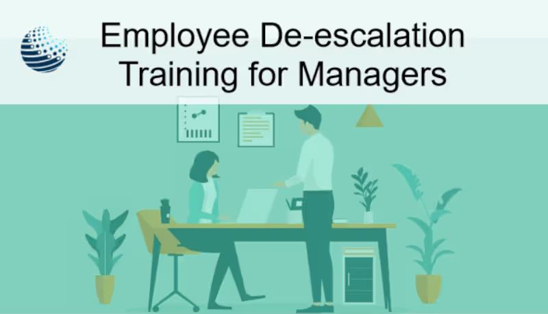 Cover image for Employee De-escalation Training for Managers - eLearning