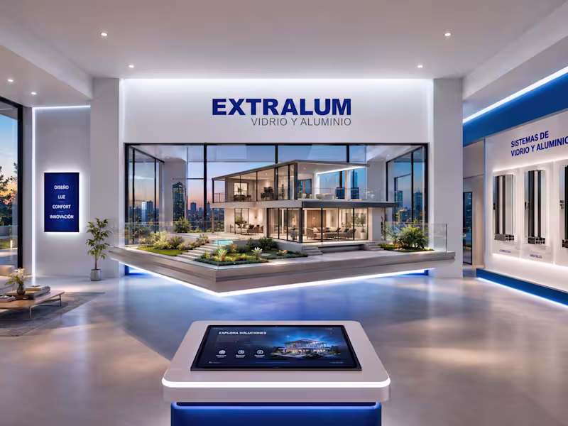 Cover image for Extralum Immersive Showroom
We designed an