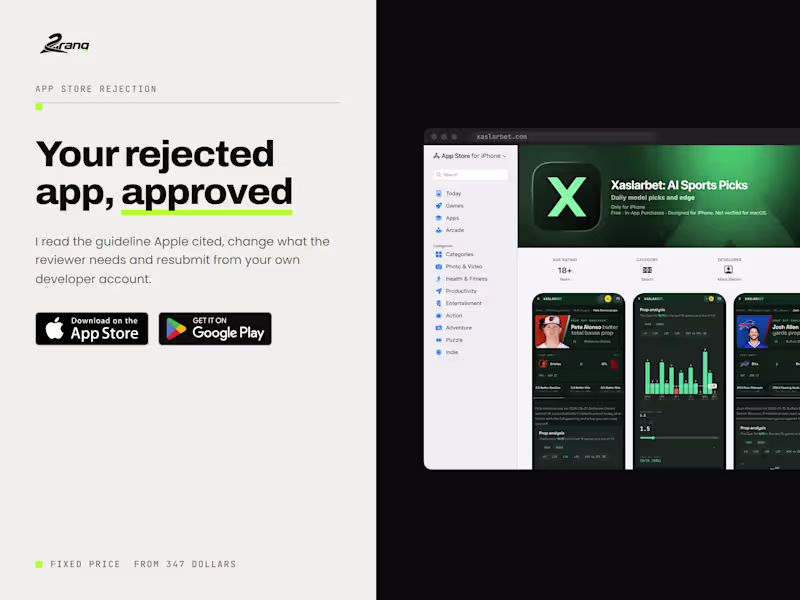 Cover image for App Store Review Fix and Resubmission