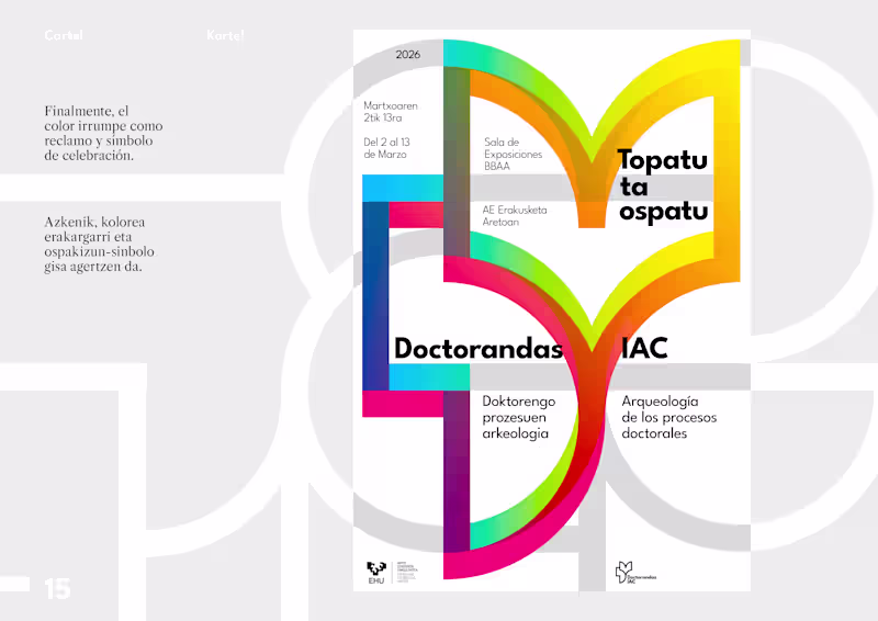 Cover image for Graphic identity for Doctorandas IAC
