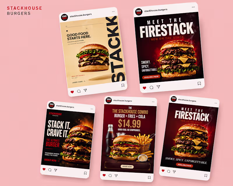 Cover image for House Burgers — Social Media Advertising Campaign