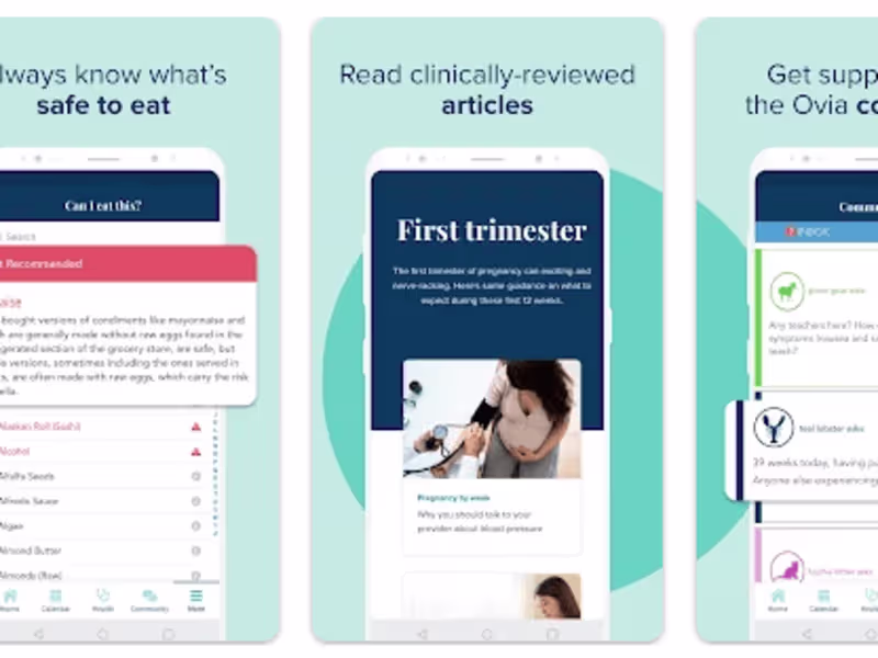 Cover image for Ovia Pregnancy & Baby Tracker(React Native Mobile App)