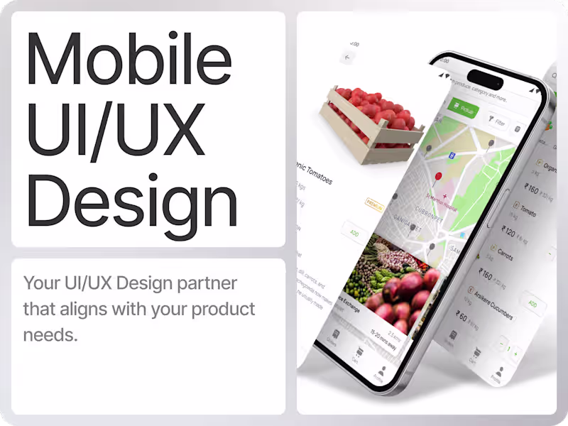 Cover image for Mobile UI/UX Design